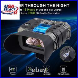 4K Night Vision Goggles with 8X Digital Zoom & 5000mAh Battery