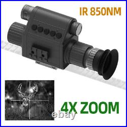 4X Digital Night Vision Monocular 2MP 1080P Infrared IR Night Vision Goggles