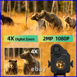 4X Digital Night Vision Monocular 2MP 1080P Infrared IR Night Vision Goggles