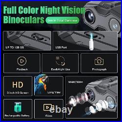 4k Night Vision Goggles Infrared Night Vision Binoculars for Adults, 984ft V