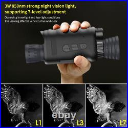 4x Digital Monocular Night Vision Goggles Zoom 1080P Video Photo Recorder New