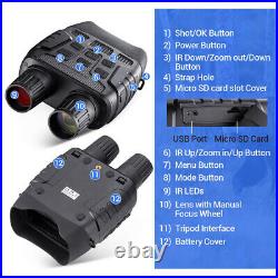 4x Digital Night Vision Infrared Goggles Binoculars Darkness Scope IR Camera US