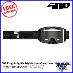 509 Kingpin Ignite Heated Nightvision Goggle Clear Lens F02001400-000-002