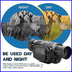 5X40 Monocular Night Vision IR 100% Darkness NVG Camera Video Recorder with 16G