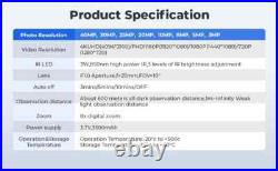 600m 4K Night Vision Hunting Binoculars Head Mounted Helmet 8x Zoom Goggles