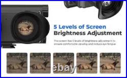 600m 4K Night Vision Hunting Binoculars Head Mounted Helmet 8x Zoom Goggles