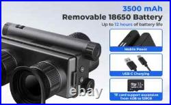 600m 4K Night Vision Hunting Binoculars Head Mounted Helmet 8x Zoom Goggles 600m 4K Night Vision Hunting Binoculars Head Mounted Helmet 8x Zoom Goggles