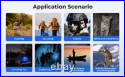 600m 4K Night Vision Hunting Binoculars Head Mounted Helmet 8x Zoom Goggles