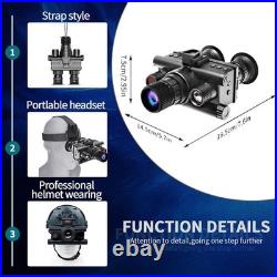 64G 4K Head-mounted Night Vision Goggle 8X Digital Zoom Infrared Binocular Z9157