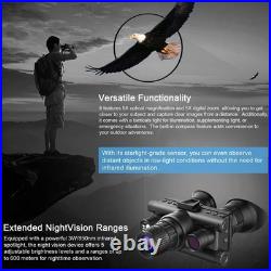 64G 4K Head-mounted Night Vision Goggle 8X Digital Zoom Infrared Binocular Z9157 64G 4K Head-mounted Night Vision Goggle 8X Digital Zoom Infrared Binocular Z9157