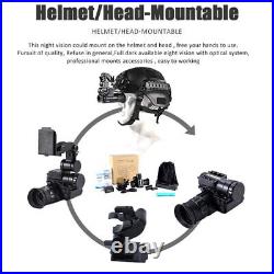 6X Zoom NVG10 Night Vision Goggles Monocular IP66 For Helmet Hunting Observation
