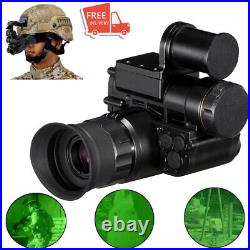 6x Zoom IP66 Night Vision Goggles Monocular Green For Helmet Hunting Observation