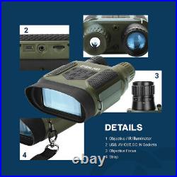 7X31 Night Vision Goggles Binoculars Day & Night Darkness Photo Video Recorder