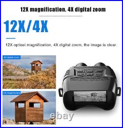 850nm 1080P HD Goggles Day/Night Vision Binoculars Infrared With 4X Digital Zoom