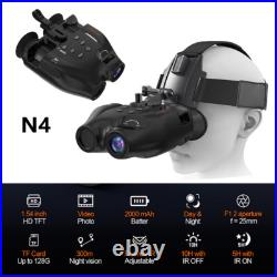 850nm Infrared Night Vision Binocular Monocular Video Record Hunting Goggles NVG