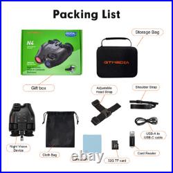 850nm Infrared Night Vision Binocular Monocular Video Record Hunting Goggles NVG