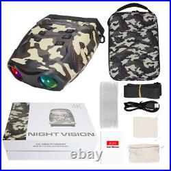 850nm Infrared Night Vision Goggles 4K HD Camera Binoculars 3 TFT Display New