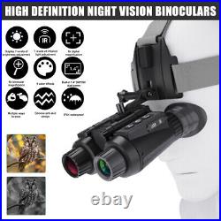 850nm Infrared Night Vision Goggles Hunting Binoculars 8X Zoom IR Record Camera