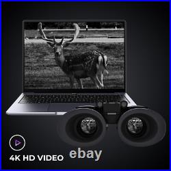 8X Digital Zoom Night Vision Goggles with Adjustable Infrared for Total Clarity