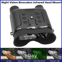 8X Night Vision Binoculars for Hunting Infrared Digital Head Mount Goggles