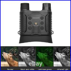 8X Zoom Night Vision Binoculars for Hunting Infrared Digital Head Mount Goggles