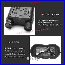 8X zoom Night Vision Binoculars for Hunting Infrared Digital Head Mount Goggles