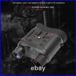 8X zoom Night Vision Binoculars for Hunting Infrared Digital Head Mount Goggles