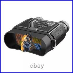984FT 3 In. Large Display Black Night Vision Binoculars with Accessories