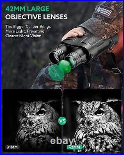 ACTBOT Night Vision Goggles Binoculars 1080P Full HD Video 3 LCD 635N