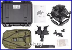 AGM Global Vision Wolf-7 PRO NL1 Night Vision Goggles Black 1x 27mm Gen 2+