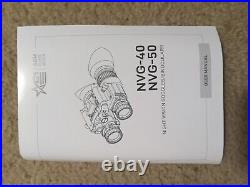 AGM NVG-40 NL2 Night Vision Binocular Dual Tube Gen 2+ Level 2 White Phosphorus