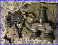 AN/PVS-7B NVG Binocular With Helmet Mount Pouch USGI Mfd. 1992 Gen 3 Used