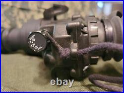 AN/PVS-7B NVG Binocular With Helmet Mount Pouch USGI Mfd. 1992 Gen 3 Used