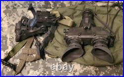 AN/PVS-7B NVG Binocular With Helmet Mount Pouch USGI Mfd. 1992 Gen 3 Used