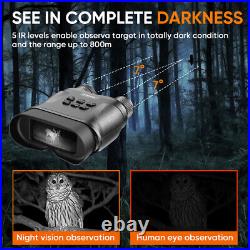 APEXEL HD 12x Zoom Night Vision Binoculars Digital Military Scopes For Hunting