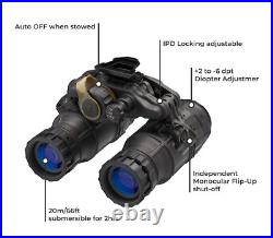 ActInBlack DTNVS NVG with ELBIT MILSPEC GEN 3 THIN FILMED WP & Wilcox G24 mount
