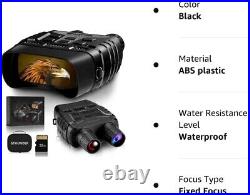 Advanced HD Infrared Night Vision Goggles FHD 1080P 32GB Memory Card Black