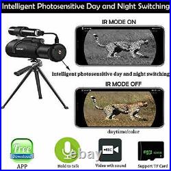 Aliynet Night Vision Monocular 1080P HD Night Vision Goggles Monocular Telesc