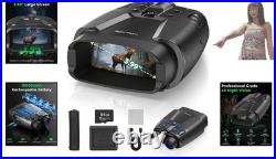 All-In-One 4K Night Vision Binoculars 64GB Storage, Water Resistant & Portable