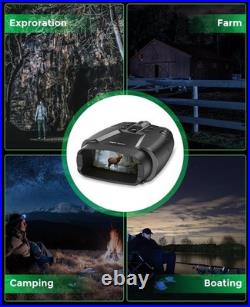 All-In-One 4K Night Vision Binoculars 64GB Storage, Water Resistant & Portable