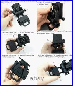 Aluminum NVG Mount Arm for PVS15/18 GPNVG18 Night Vision Goggles Helmet Access