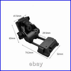 Aluminum NVG Mount Arm for PVS15/18 GPNVG18 Night Vision Goggles Helmet Access Aluminum NVG Mount Arm for PVS15/18 GPNVG18 Night Vision Goggles Helmet Access