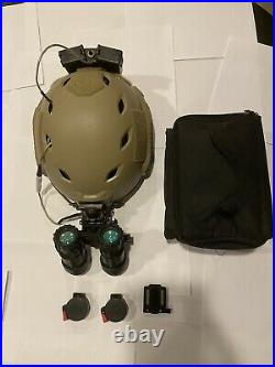 Anvis Night Vision Goggles, Generation 3, Ops Core Helmet, Mount & Battery Pack