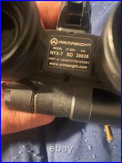 Armasight Nyx7 GEN 2+ SD Night Vision Goggles & 3A Helmet no mount