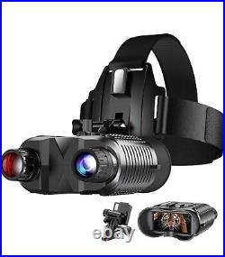 ArzzuNiu Head-Mounted Night Vision Binoculars Goggles Rechargeable Hand Free