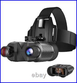ArzzuNiu Head-Mounted Night Vision Goggles Rechargeable Hands Free Night Vi