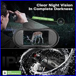 ArzzuNiu Night Vision Binoculars Goggles, 1000FT Digital Infrared Night Vision