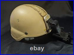 Authentic MICH Helmet Size M NVG Mount, Pads & Chin Strap military