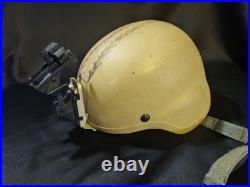 Authentic MICH Helmet Size M NVG Mount, Pads & Chin Strap military