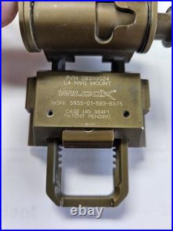 Authentic Wilcox L4 G24 Breakaway NVG Mount Tan FDE NSW JSOC MARSOC SOCOM USASOC